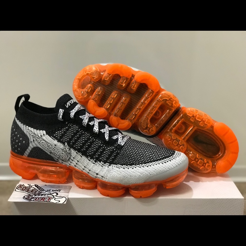 NEW Nike Air Vapormax Flyknit 2 Safari Black 720 - Picture 4 of 8